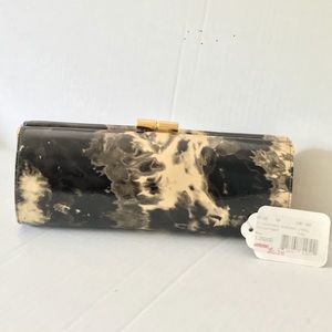Jimmy Choo Tie Dyed  Patent Leather Tube Clutch
